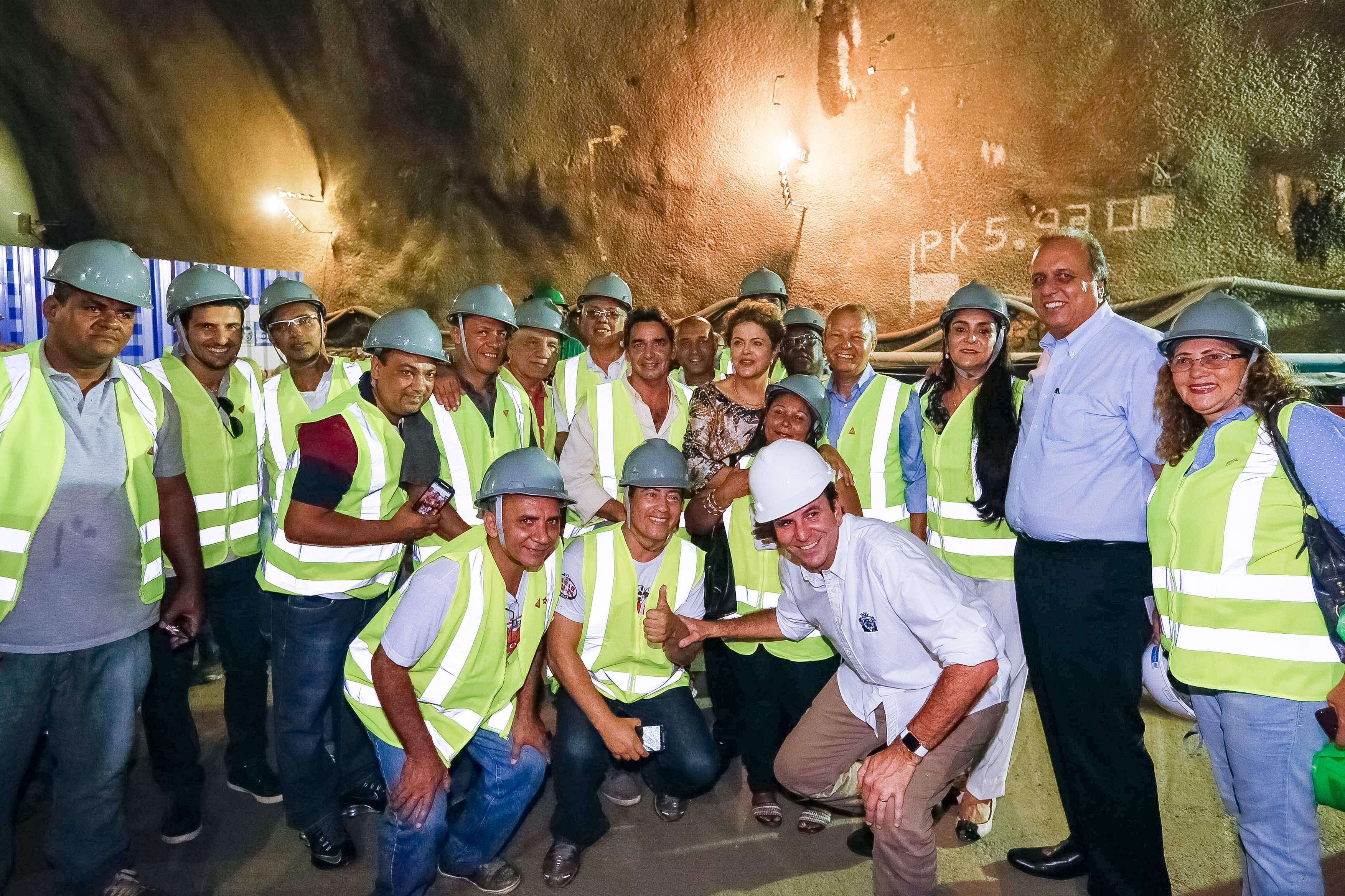 Visita à Travessia do Túnel de Conexão entre São Conrado e a Barra na Linha 4 do Metrô - Trackmobile - 01