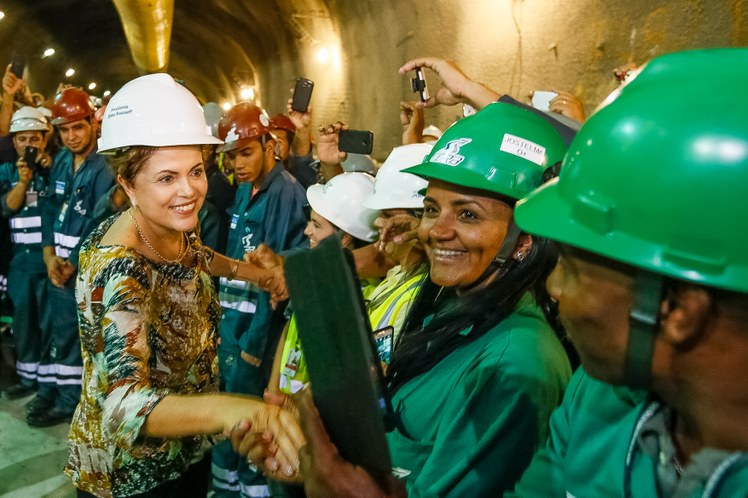 Visita à Travessia do Túnel de Conexão entre São Conrado e a Barra na Linha 4 do Metrô - Trackmobile - 04