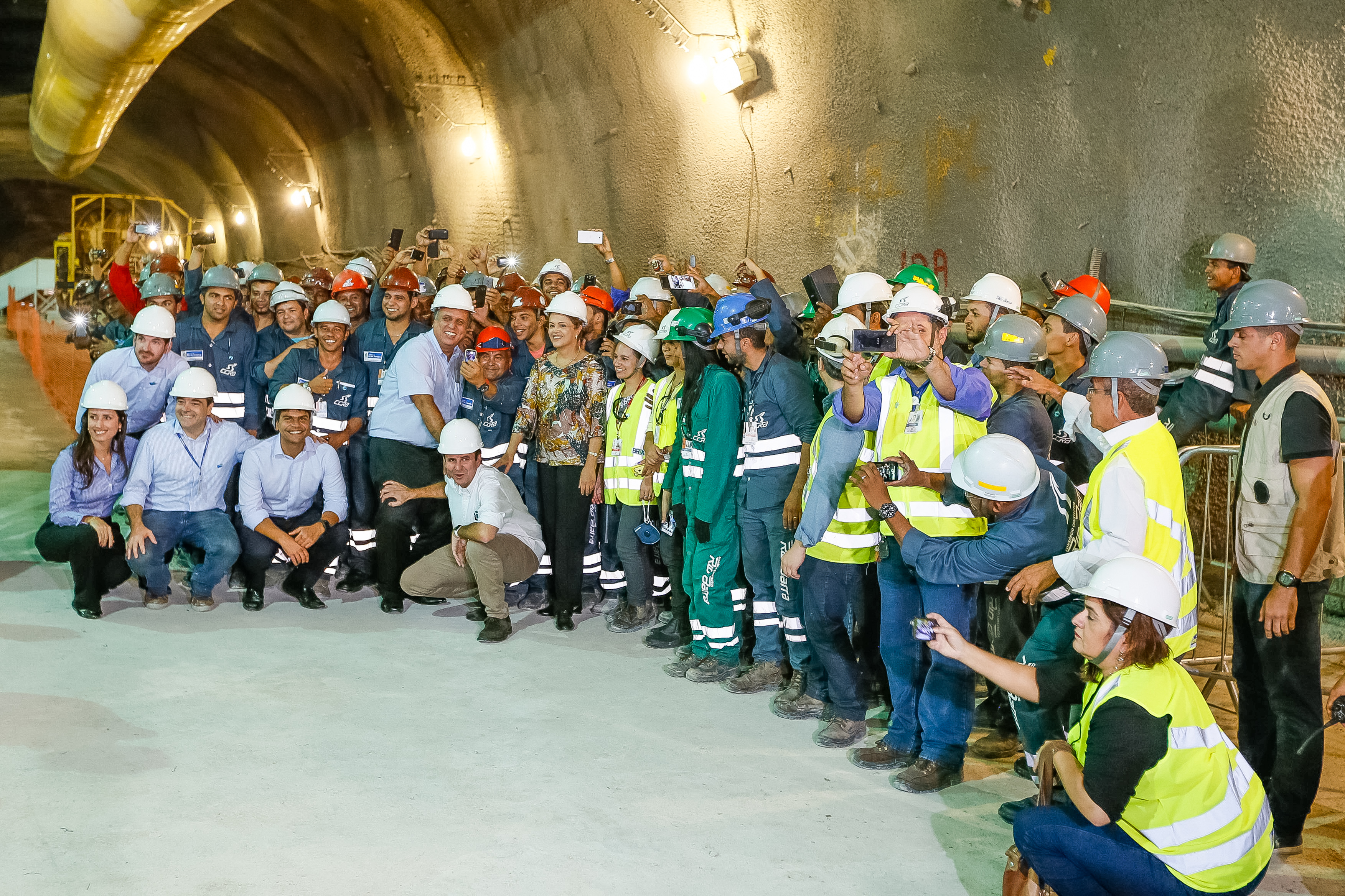 Visita à Travessia do Túnel de Conexão entre São Conrado e a Barra na Linha 4 do Metrô - Trackmobile - 06