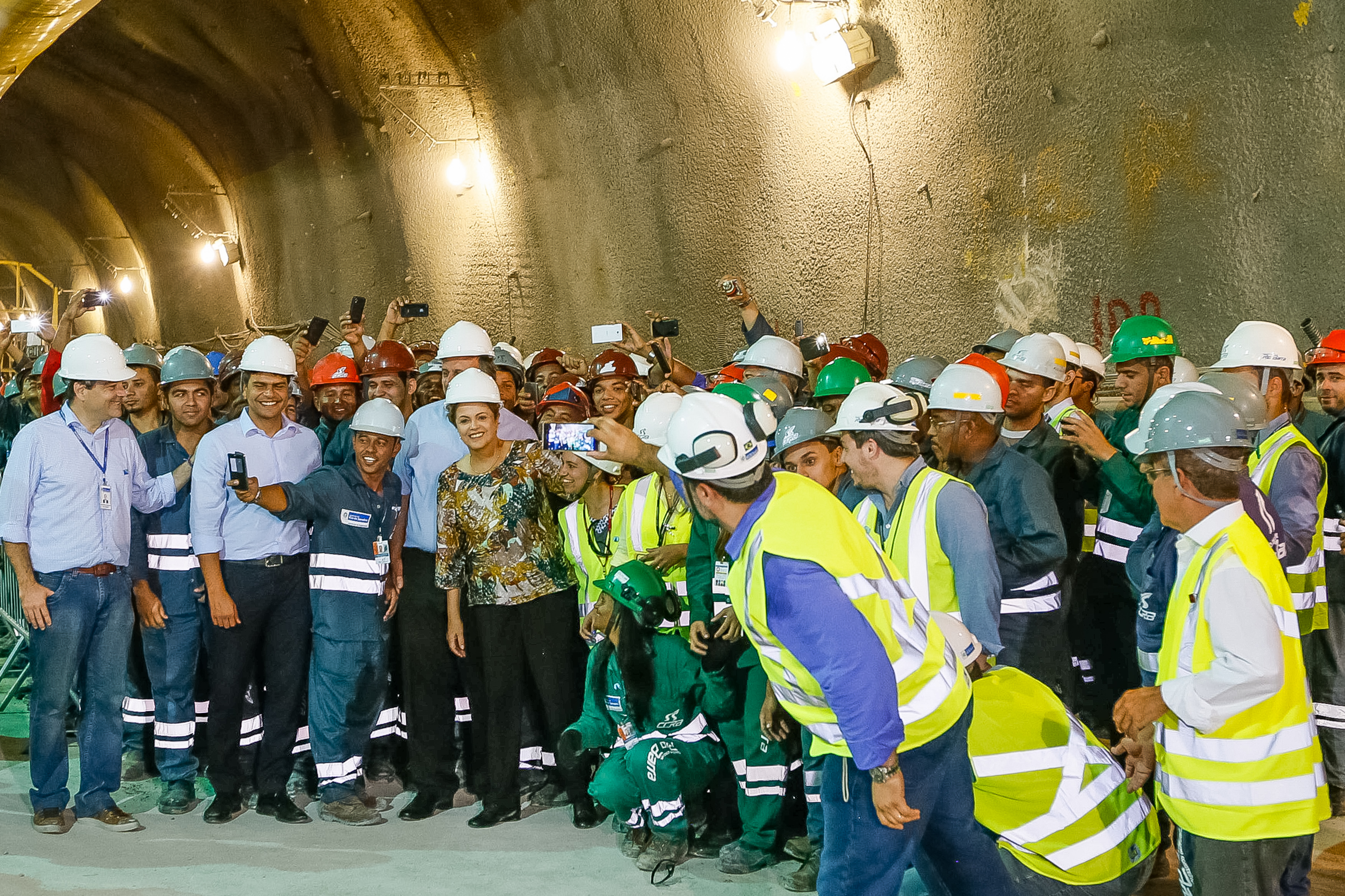 Visita à Travessia do Túnel de Conexão entre São Conrado e a Barra na Linha 4 do Metrô - Trackmobile - 07