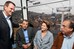 Dilma, Sérgio Cabral, Luiz Fernando Pezão e Eduardo Paes durante visita à estação de teleférico