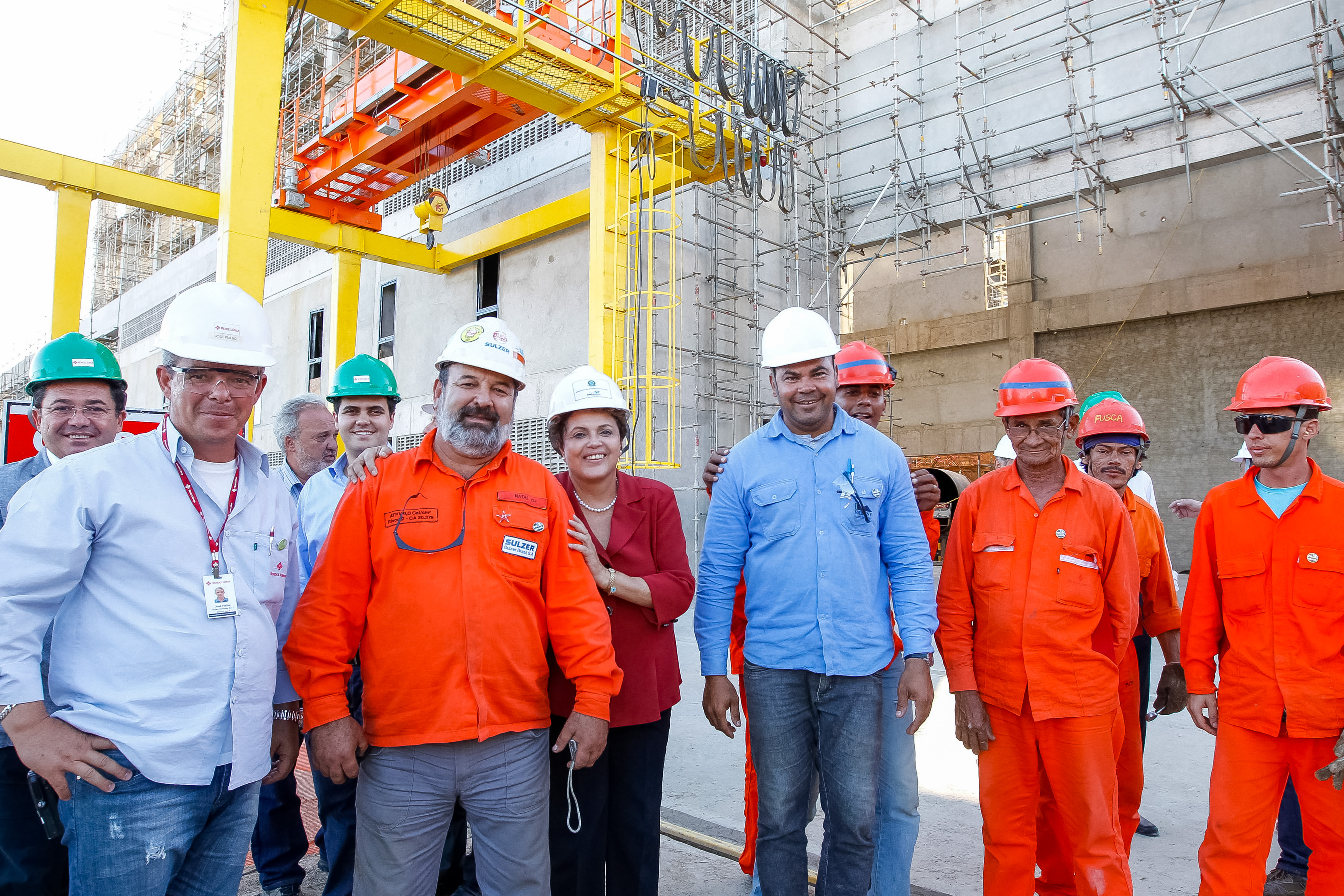 Visita às obras da Estação de Bombeamento - EBI-1, do Projeto de Integração do Rio São Francisco - PISF - 03