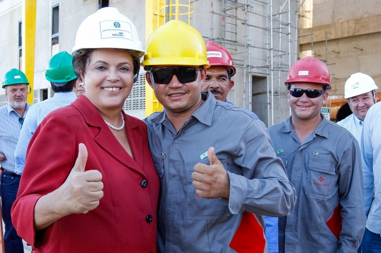 Visita às obras da Estação de Bombeamento - EBI-1, do Projeto de Integração do Rio São Francisco - PISF - 02