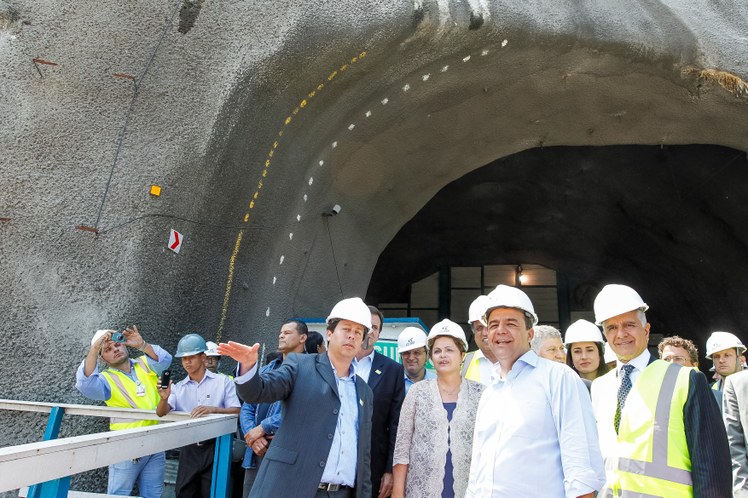 Visita às obras da Estação São Conrado e deslocamento pelo túnel da Linha 4 do Metrô do Rio de Janeiro - 04