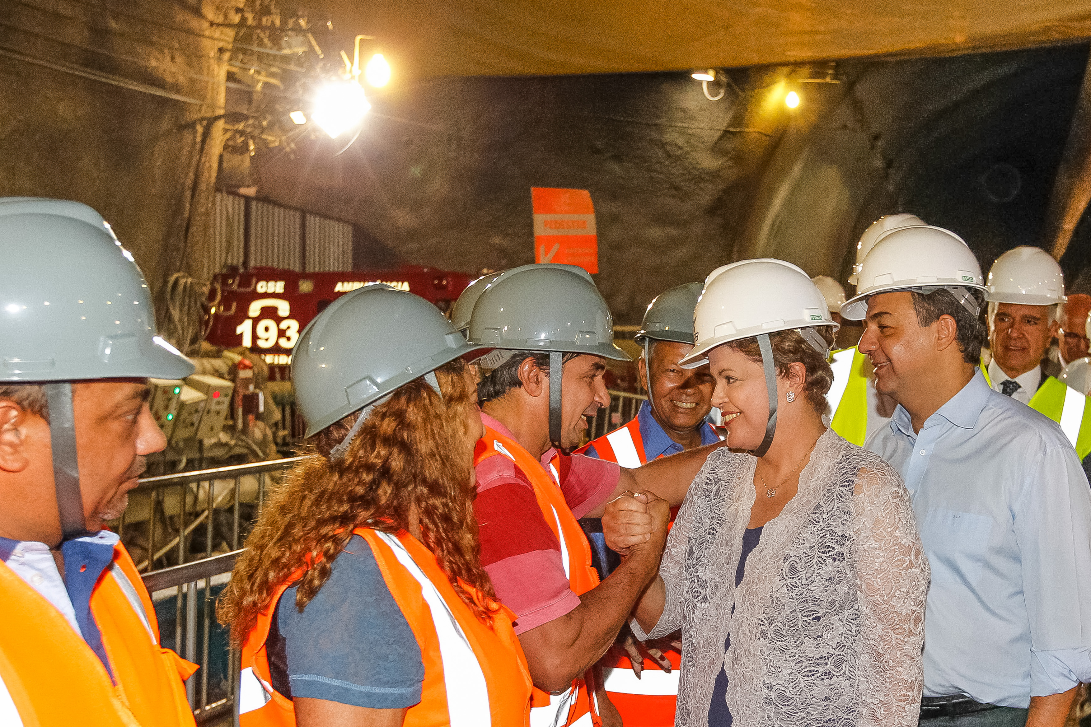Visita às obras da Estação São Conrado e deslocamento pelo túnel da Linha 4 do Metrô do Rio de Janeiro - 05