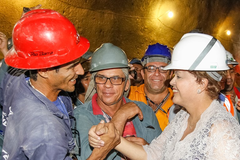 Visita às obras da Estação São Conrado e deslocamento pelo túnel da Linha 4 do Metrô do Rio de Janeiro - 08 Visita às obras da Estação São Conrado e deslocamento pelo túnel da Linha 4 do Metrô do Rio de Janeiro - 08