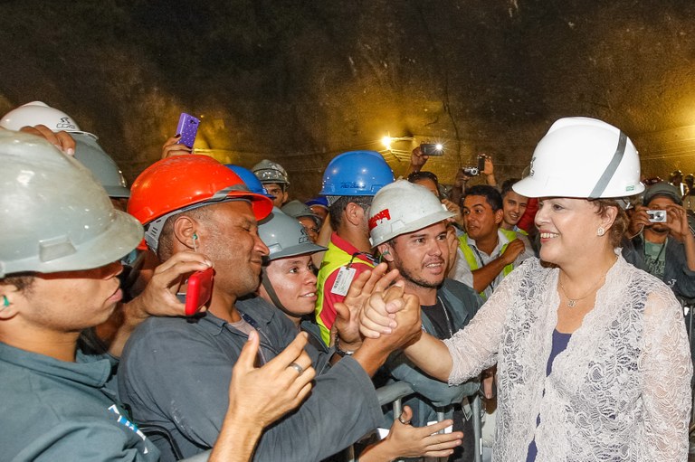 Visita às obras da Estação São Conrado e deslocamento pelo túnel da Linha 4 do Metrô do Rio de Janeiro - 09 Visita às obras da Estação São Conrado e deslocamento pelo túnel da Linha 4 do Metrô do Rio de Janeiro - 09