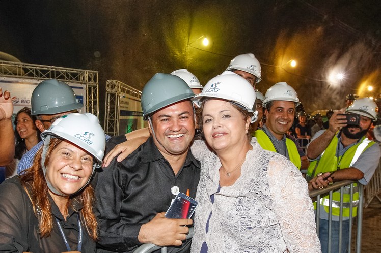 Visita às obras da Estação São Conrado e deslocamento pelo túnel da Linha 4 do Metrô do Rio de Janeiro - 10