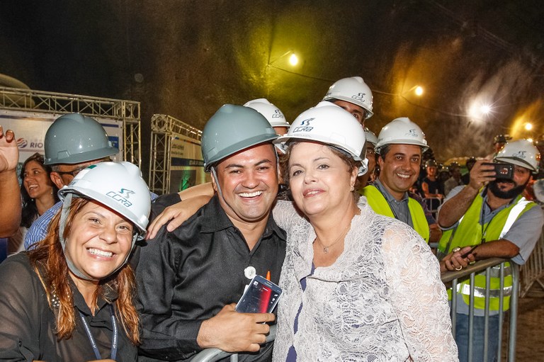 Visita às obras da Estação São Conrado e deslocamento pelo túnel da Linha 4 do Metrô do Rio de Janeiro - 10 Visita às obras da Estação São Conrado e deslocamento pelo túnel da Linha 4 do Metrô do Rio de Janeiro - 10