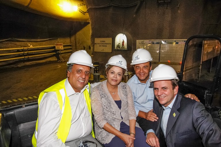 Visita às obras da Estação São Conrado e deslocamento pelo túnel da Linha 4 do Metrô do Rio de Janeiro - 01 Visita às obras da Estação São Conrado e deslocamento pelo túnel da Linha 4 do Metrô do Rio de Janeiro - 01