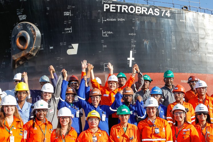 Visita às obras da P-74 no Estaleiro Inhaúma - 17