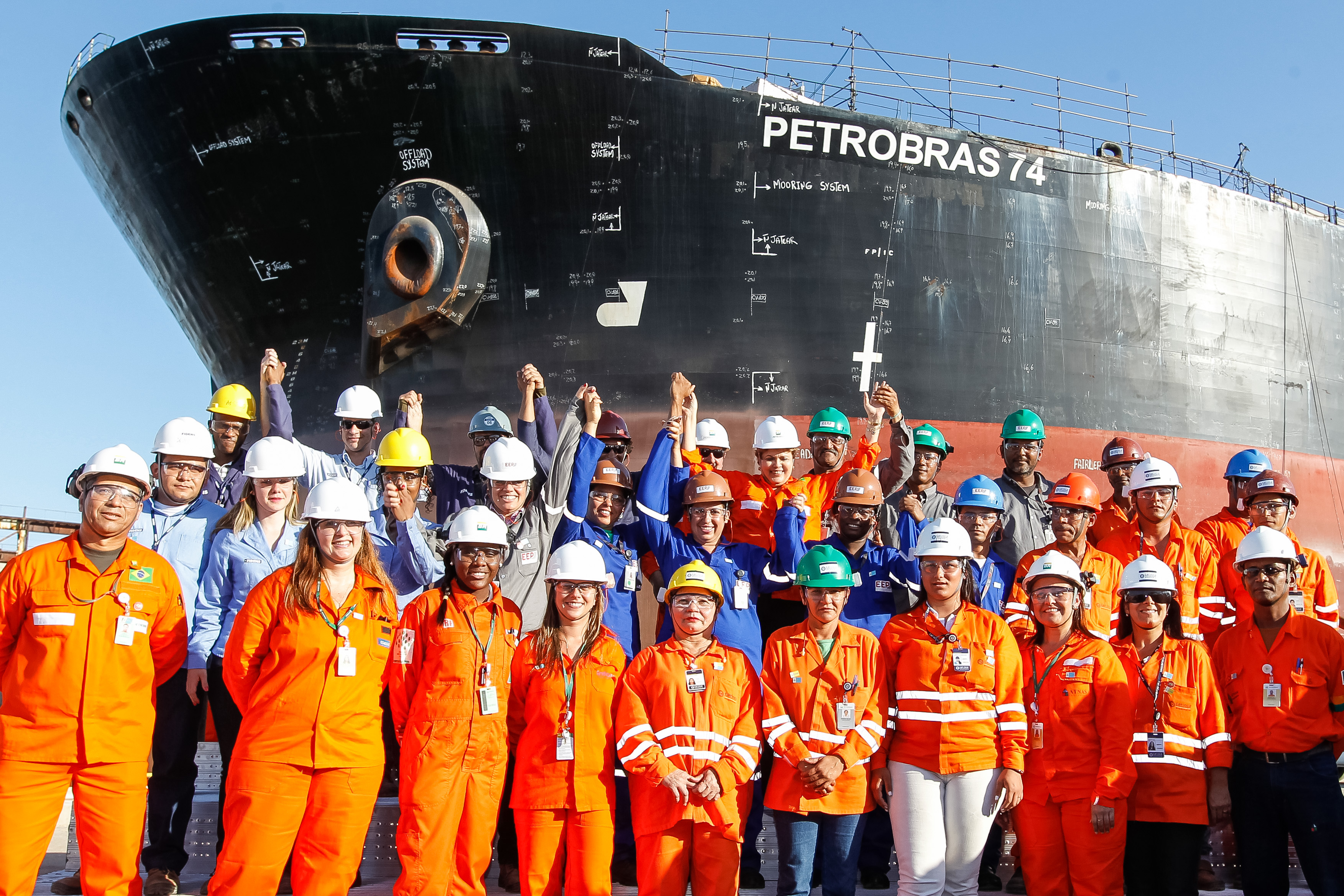 Visita às obras da P-74 no Estaleiro Inhaúma - 14
