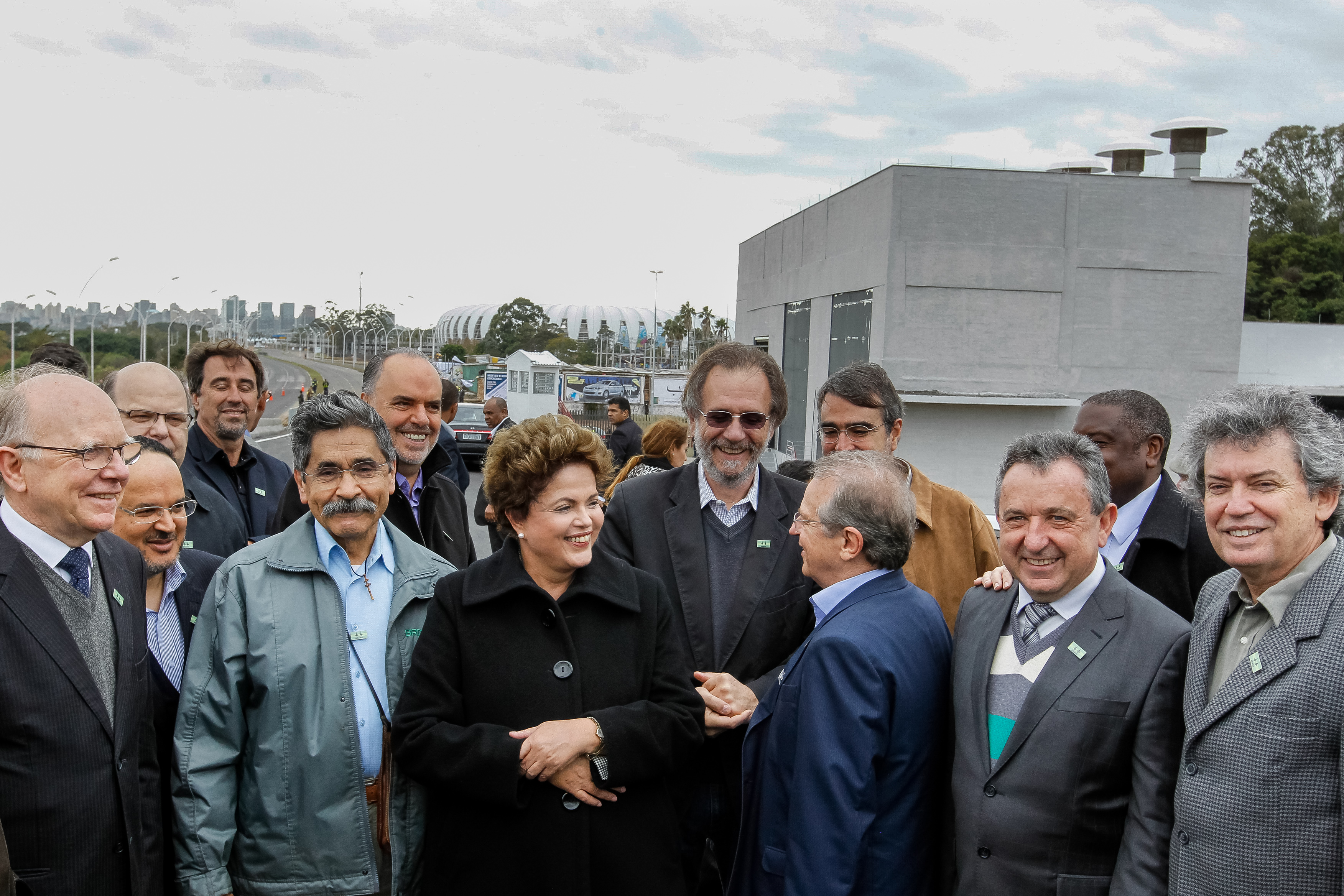 Visita às obras do corredor Avenida Padre Cacique/Beira Rio e abertura ao tráfego do Viaduto Pinheiro Borda - 03