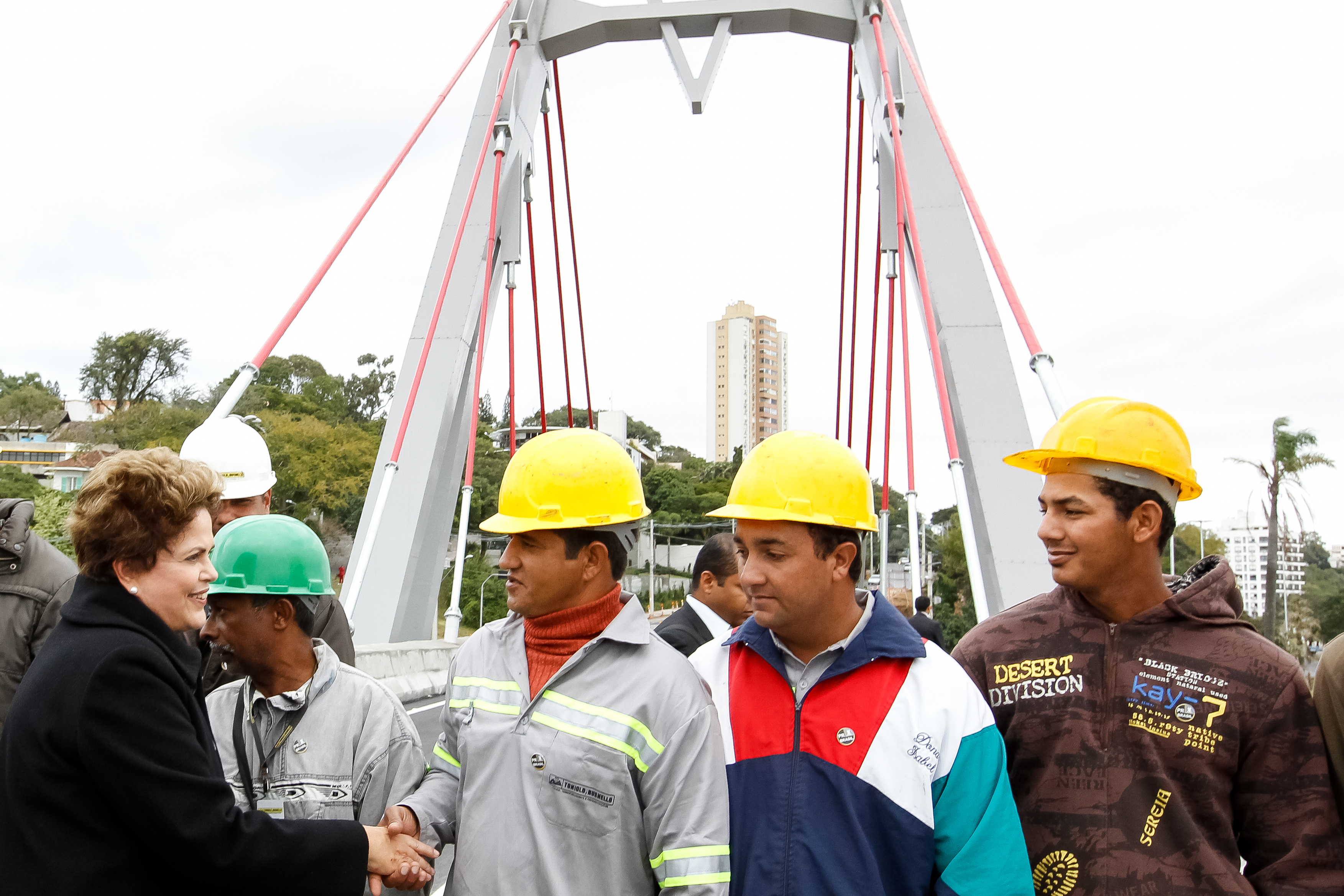 Visita às obras do corredor Avenida Padre Cacique/Beira Rio e abertura ao tráfego do Viaduto Pinheiro Borda - 05