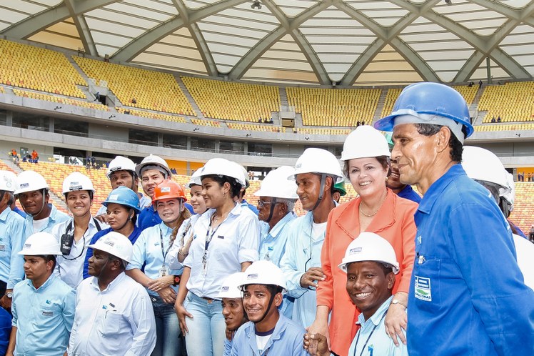 Visita às obras do Estádio Arena da Amazônia - 01