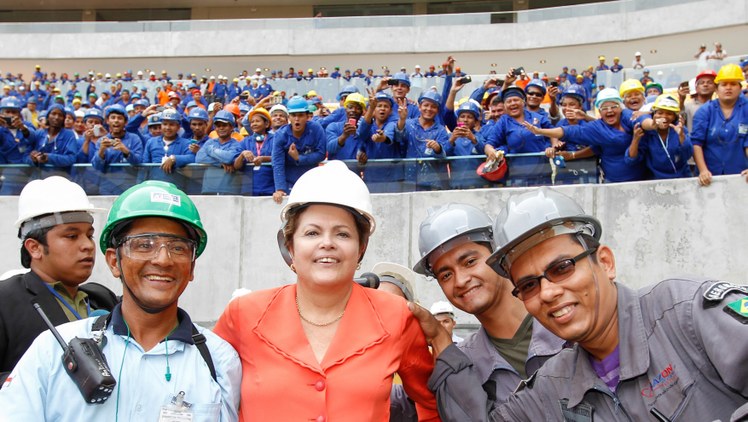 Visita às obras do Estádio Arena da Amazônia - 04