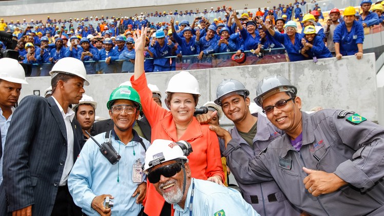 Visita às obras do Estádio Arena da Amazônia - 05