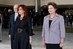 Dilma e Cristina Kirchner durante cerimônia oficial de chegada da chefe de Estado ao Brasil