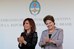 Dilma e Cristina Kirchner na cerimônia de inauguração da Embaixada da República Argentina 1