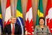 Dilma durante reunião com o primeiro-ministro do Canadá, Stephen Harper 1