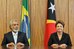 Presidenta Dilma Rousseff e o primeiro-ministro do Timor Leste, Xanana Gusmão 2