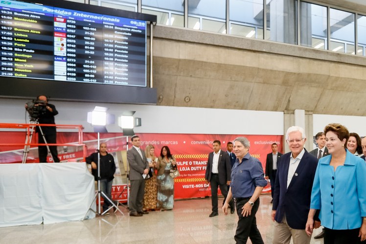 Visita inaugural à ampliação do Terminal 2 do Aeroporto Internacional Antônio Carlos Jobim - Galeão - 2