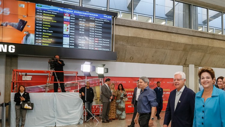 Visita inaugural à ampliação do Terminal 2 do Aeroporto Internacional Antônio Carlos Jobim - Galeão