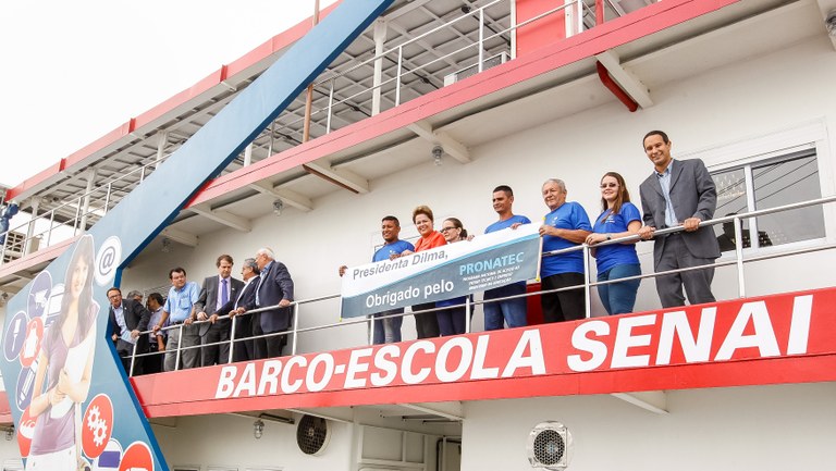 Visita inaugural do Barco-Escola Samaúma II - 03