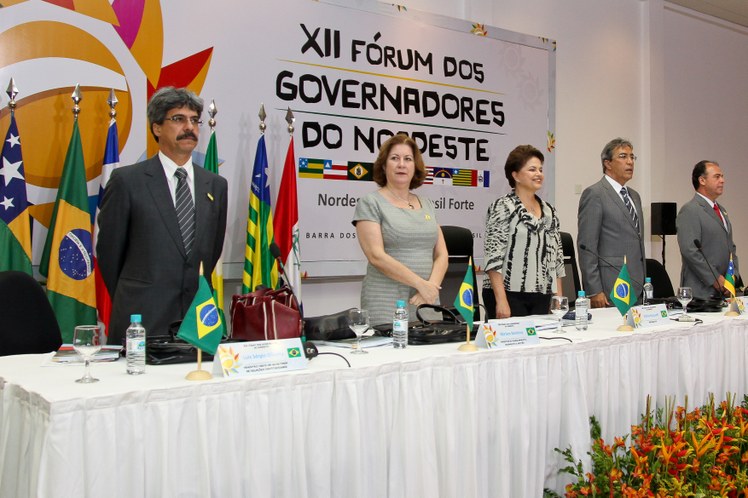 Dilma Rousseff durante cerimônia de abertura do XII Fórum dos Governadores do Nordeste 1