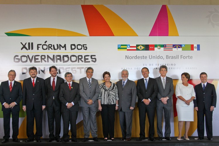 Dilma Rousseff em foto oficial de cerimônia de abertura do XII Fórum dos Governadores do Nordeste 5