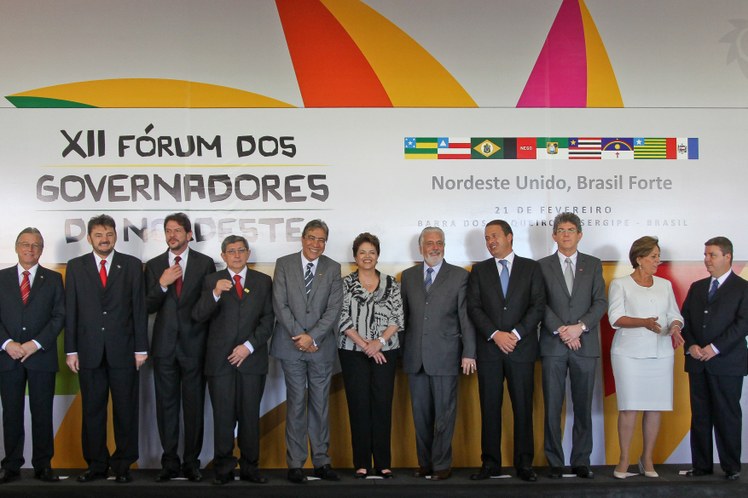 Dilma Rousseff em foto oficial de cerimônia de abertura do XII Fórum dos Governadores do Nordeste 6