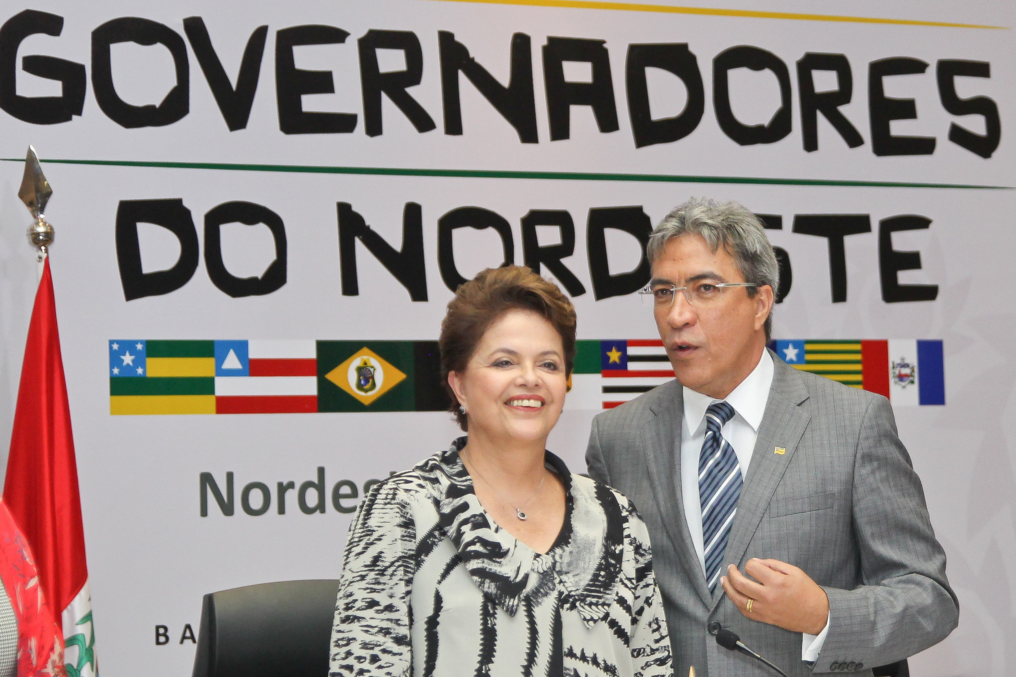 Presidenta Dilma e o governador de Sergipe, Marcelo Déda, em cerimônia de abertura do XII Fórum dos Governadores do Nordeste 3