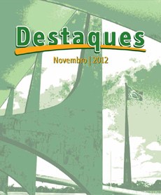 Capa da edição novembro de 2012 do Caderno Destaques. Clique e faça o download da edição em PDF