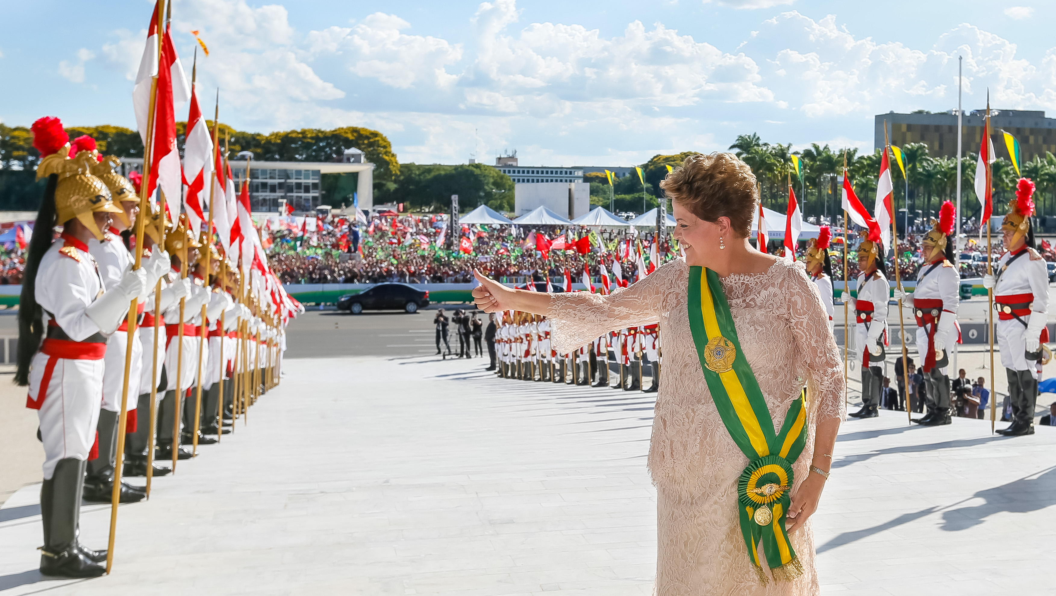 Cerimônia de posse do segundo mandato da Presidenta da República Dilma Rousseff e do Vice-Presidente da República Michel Temer. Brasília - DF, 01/01/2015