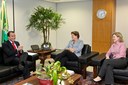 O presidente da Associação Nacional dos Procuradores da República (ANPR), Alexandre Camanho, entregou à presidenta Dilma Rousseff a lista tríplice com os nomes sugeridos pela categoria -escolhidos em eleição - para a Procuradoria Geral da República. 01/07/2011