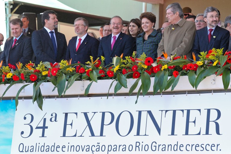 Presidenta Dilma Rousseff durante visita à 34ª Expointer. (Esteio - RS, 02/09/2011)