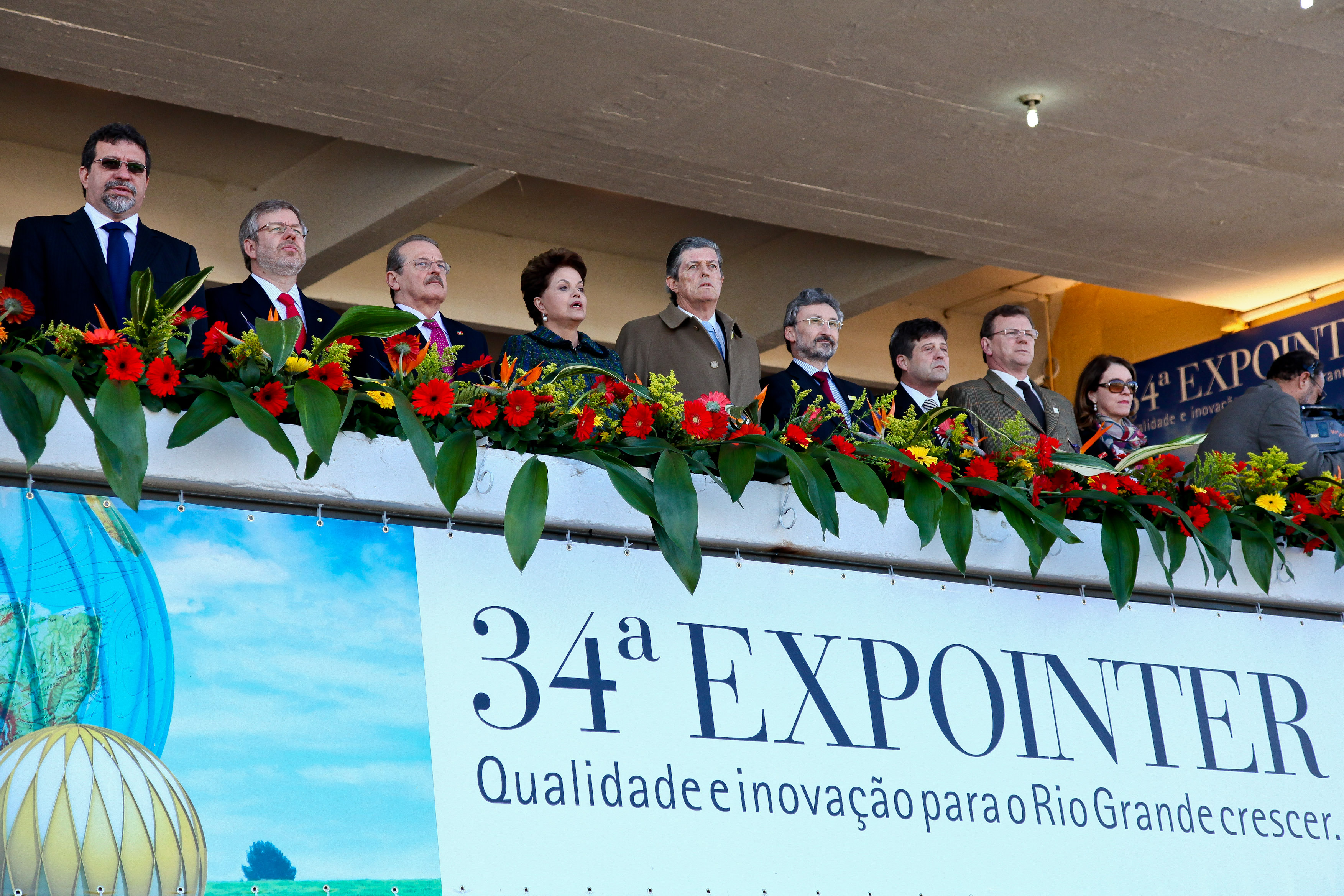 Presidenta Dilma Rousseff durante visita à 34ª Expointer. (Esteio - RS, 02/09/2011)