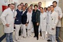 Presidenta Dilma Rousseff participa da cerimônia de entrega de novos leitos no Hospital Universitário da Universidade Luterana do Brasil (Ulbra). Canoas-RS, 02/09/2011
