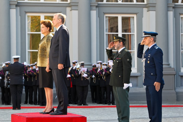 Presidenta Dilma Rousseff durante encontro com Primeiro-Ministro do Reino da Bélgica, Senhor Yves Leterme. Bruxelas - BEL, 03/10/2011