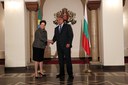 Presidenta Dilma Rousseff durante encontro com o Primeiro-Ministro da Bulgária Sr. Boyko Borissov. Sófia-BG, 05/10/2011