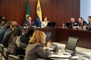 Presidenta Dilma Rousseff durante reunião com o presidente da Venezuela, Hugo Chávez. Brasília-DF, 06/06/2011