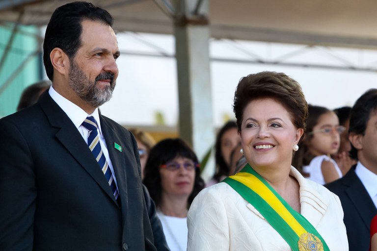 Presidenta Dilma Rousseff durante o desfile cívico-militar de 7 de setembro. Brasília-DF, 07/09/2011