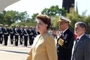 Presidenta Dilma Rousseff participa da cerimônia de substituição da Bandeira Nacional na praça dos Três Poderes,  em comemoração a Semana da Pátria. Brasília-DF, 04/09/2011