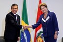  Presidenta Dilma Rousseff recebe o presidente eleito do Peru, Ollanta Humala, no Palácio do Planalto. Brasília-DF, 09/06/2011