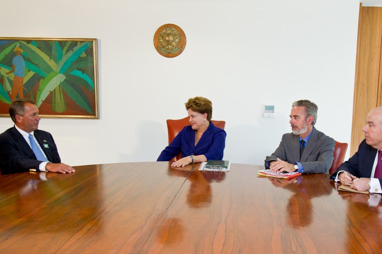 Deputado John Boehner Presidente da Câmara dos Representantes (R-OH) e Parlamentares dos Estados Unidos da América. Brasília - DF, 10/01/2012