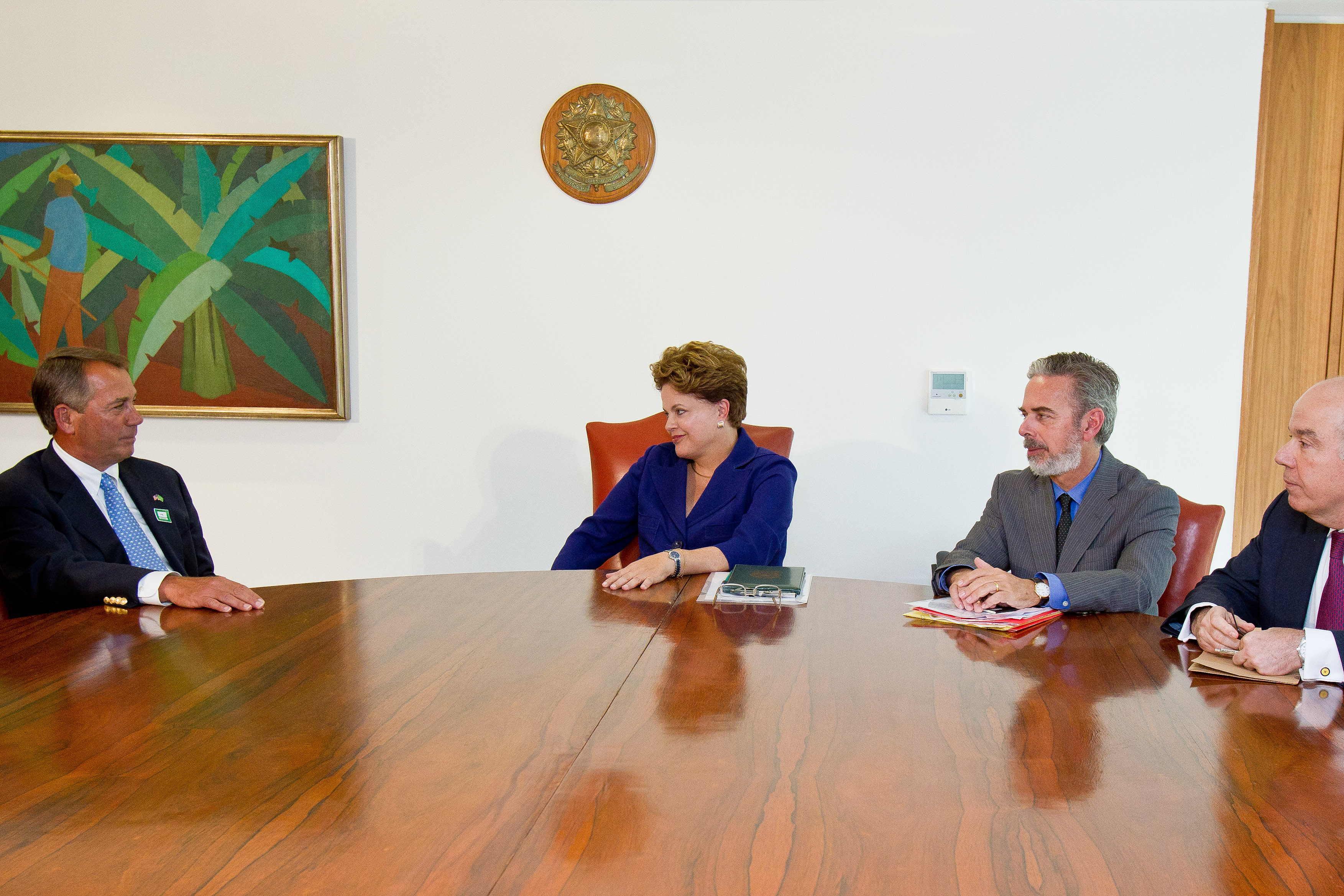 Deputado John Boehner Presidente da Câmara dos Representantes (R-OH) e Parlamentares dos Estados Unidos da América. Brasília - DF, 10/01/2012