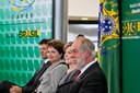 Presidenta Dilma Rousseff participa da cerimônia de entrega do Prêmio Anísio Teixeira, por ocasião do 60º aniversário da Coordenação de Aperfeiçoamento de Pessoal de Nível Superior. Brasília-DF, 11/07/2011