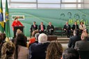  Presidenta Dilma Rousseff discursa durante cerimônia de posse da ministra-chefe da Secretaria de Relações Institucionais da Presidência da República, Ideli Salvatti, e do ministro da Pesca e Aquicultura, Luiz Sérgio Oliveira. Brasília-DF, 13/06/2011  