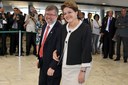 Presidenta Dilma Rousseff e o presidente da Câmara dos Deputados, Marco Maia, chegam para participar da cerimônia de lançamento do programa Minha Casa, Minha Vida 2. Brasília-DF, 16/06/2011