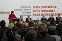  Presidenta Dilma Rousseff discursa durante cerimônia de anúncio da expansão da Rede Federal de Educação Superior e Profissional e Tecnológica. Brasília-DF, 16/08/2011 